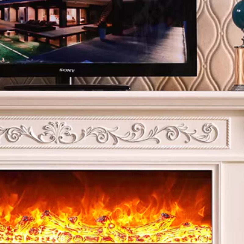 American Style Decorative fireplace, White
