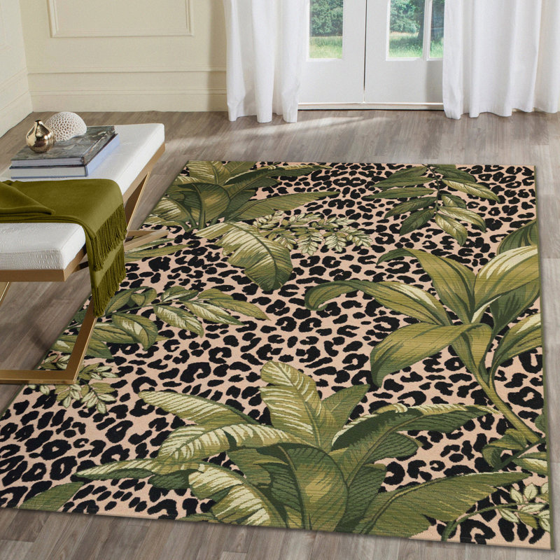 Kenilworth Floral Indoor / Outdoor Rug, Rectangle 7'10" x 9'10"