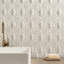Nabi Jewel 11x15 Diamond 3D Crackled Glossy Glass Mosaic Tile-859550702