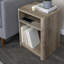 Table de chevet Radius avec compartiment de rangement carré