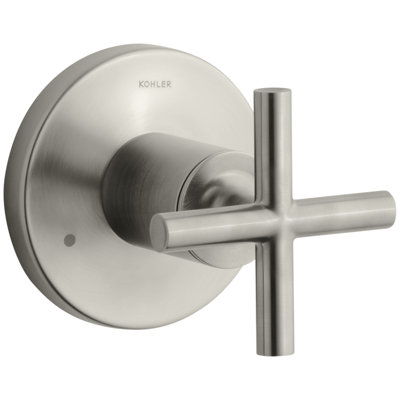 Purist Transfer Valve Trim with Cross Handle
