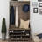 Flatiron Hall Tree 38'' Wide with Bench and Shoe Storage-2059861505