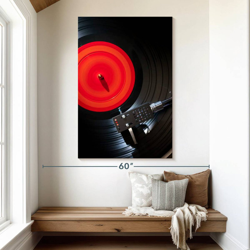 Abarca Playing Vinyl, 51" H x 34" W