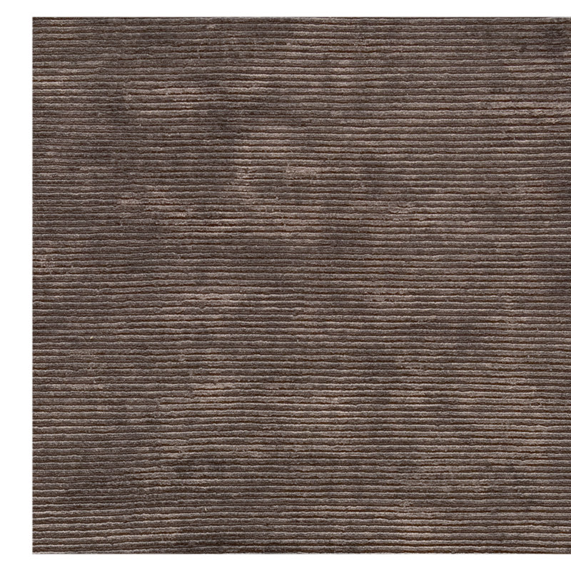 Area Rug in Dark Brown, Rectangle 8' x 10'