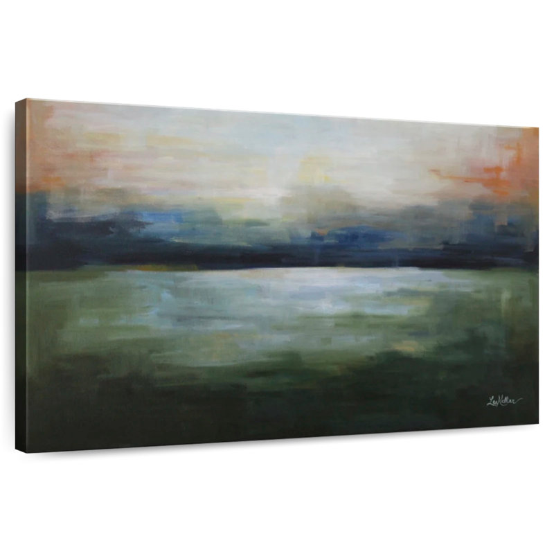 Avery Abstract Lake James, 8" H x 12" W