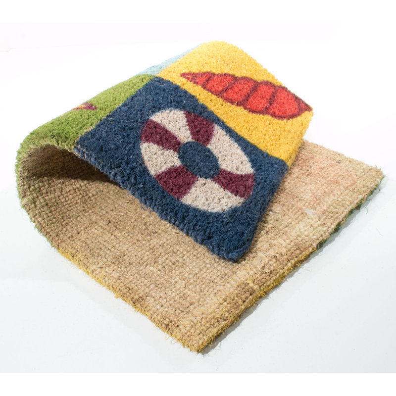 Océan vie 30 po x 18 po tapis pour porte d’extérieur Gibson