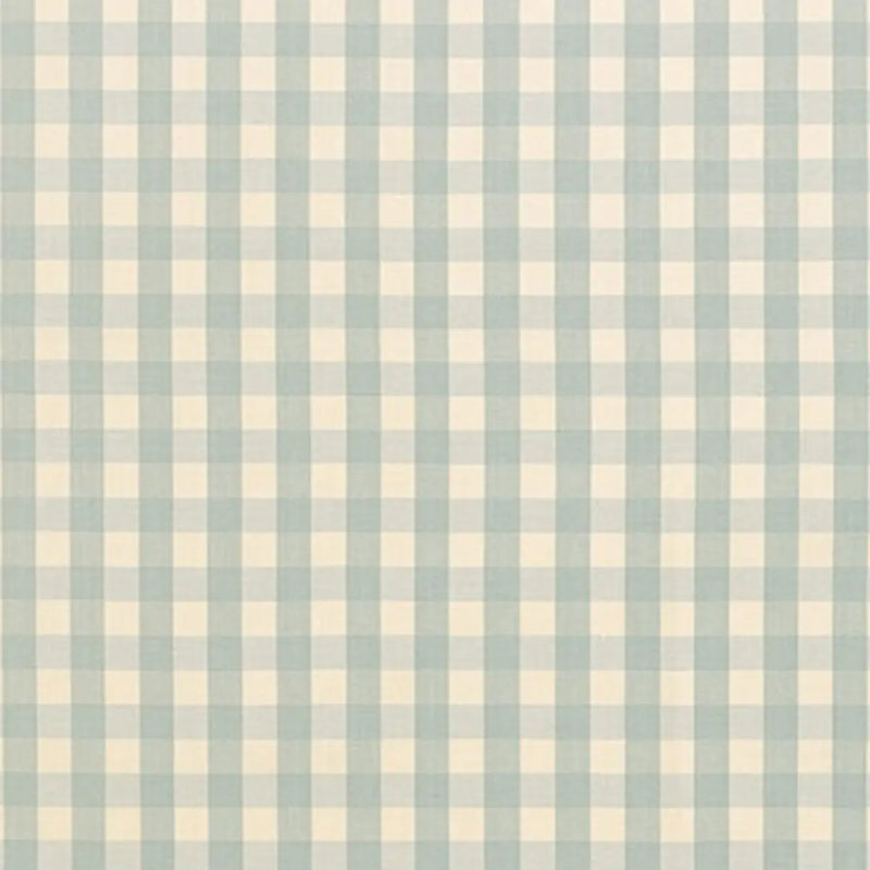 Elton Cotton Check Fabric, Mocha