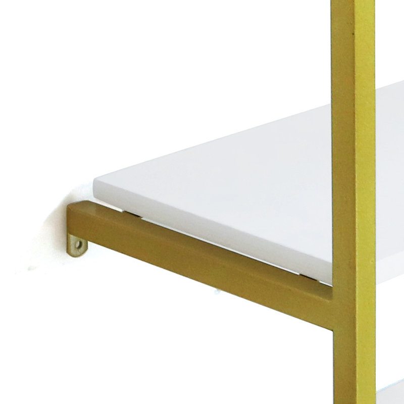 Nalea 3 Piece Iron Floating Shelf