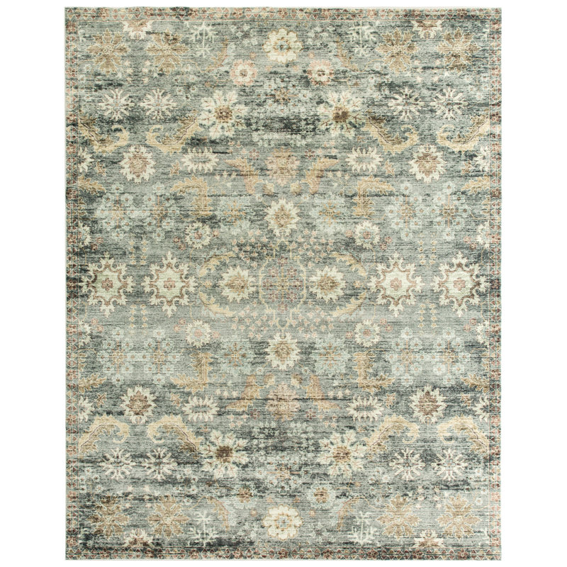 Cassella Misty Oushak Machine Washable Area Rug, Rectangle 7'9" x 9'9"