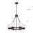 Audray 6 - Light Steel Dimmable Wagon Wheel Chandelier-193569970