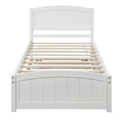 Lit plateforme simple avec lit gigogne