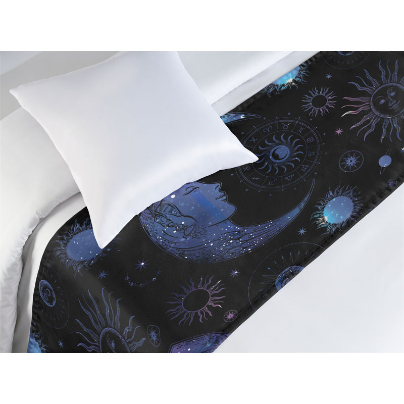 Foulard de lit Ambesonne Moon, Lit simple