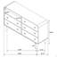 Commode de chambre à 6 tiroirs Winston-1317907962