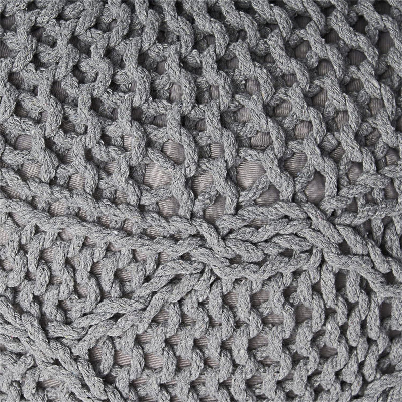 Malibu pouf, Gris laine