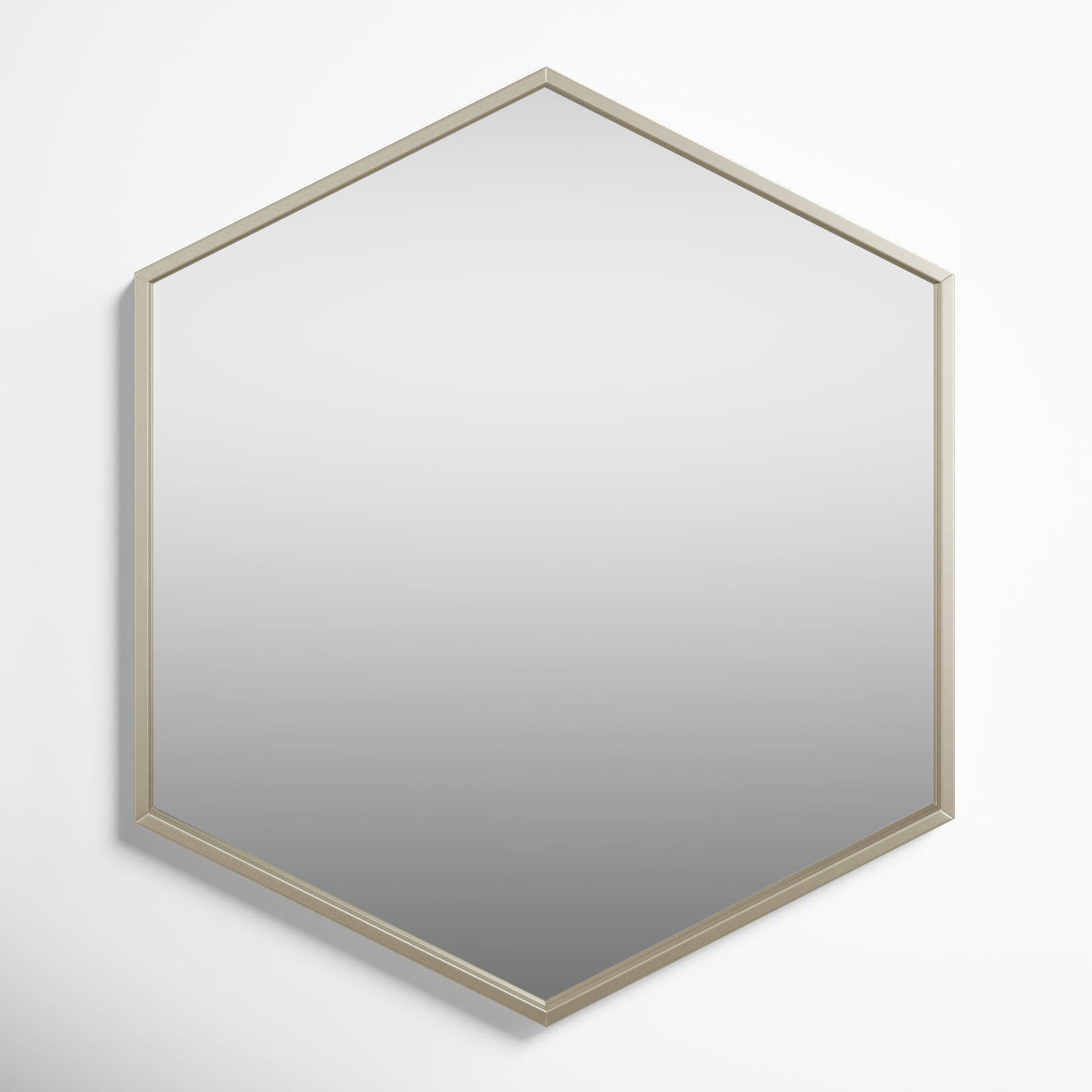 Breckler Accent Mirror, Silver, 25.75" x 22"