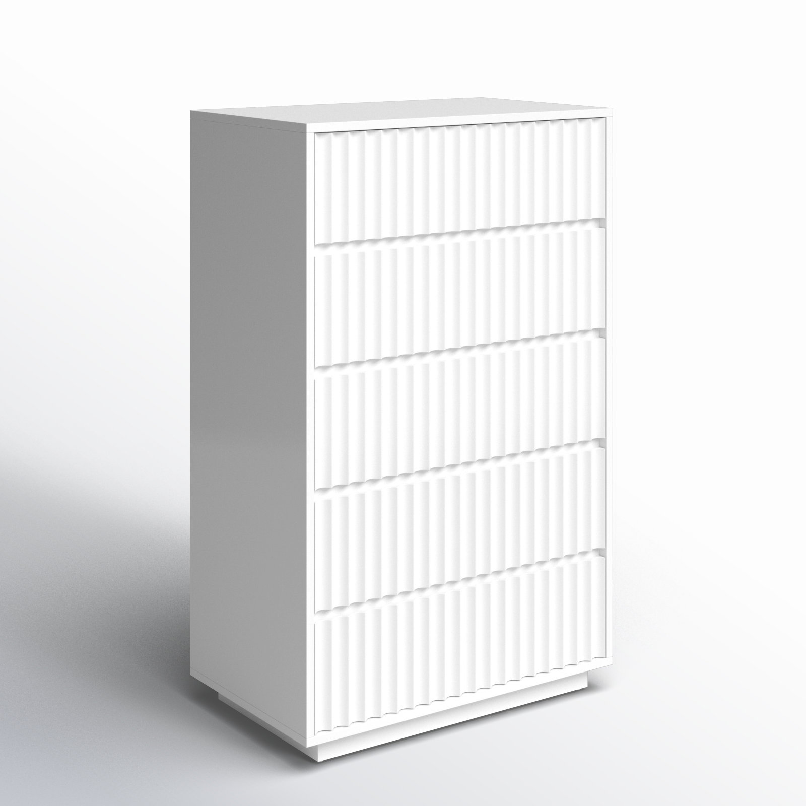 Paloma 5 Drawer 30" W Chest, White