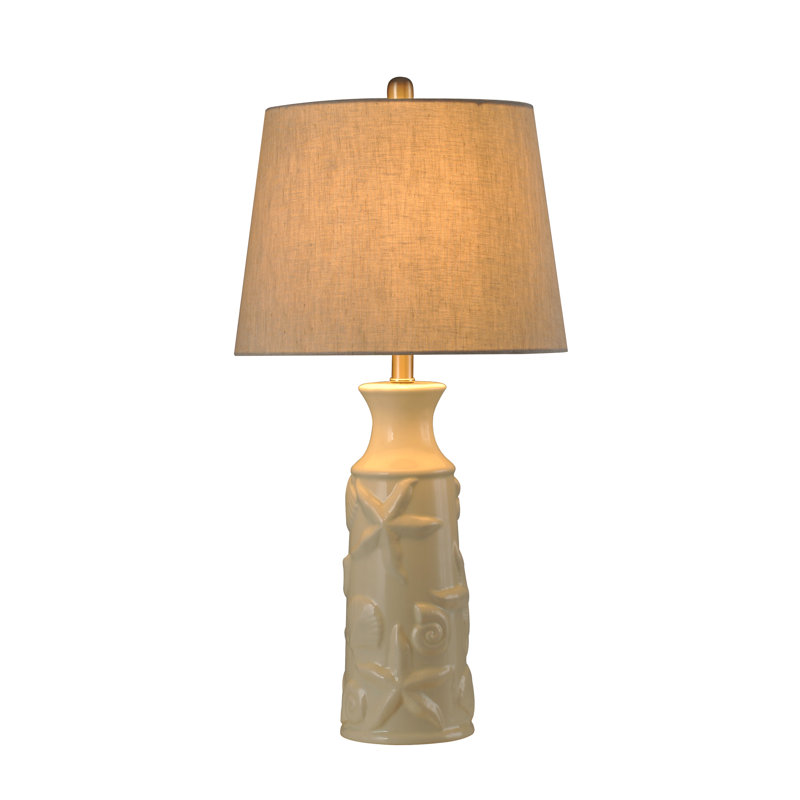 Lampe de table 29 po Renee, Crème