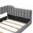 Twin XL Size Upholstery Daybed And Side Storage Pocket-2053061560