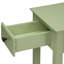 Table d'appoint de style Mid-Century avec tiroir et tablette