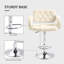 Bigvai Adjustable Height Counter Stool with Metal Frame-1713592589
