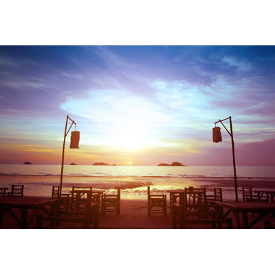 Cafe - Wrapped Canvas Print