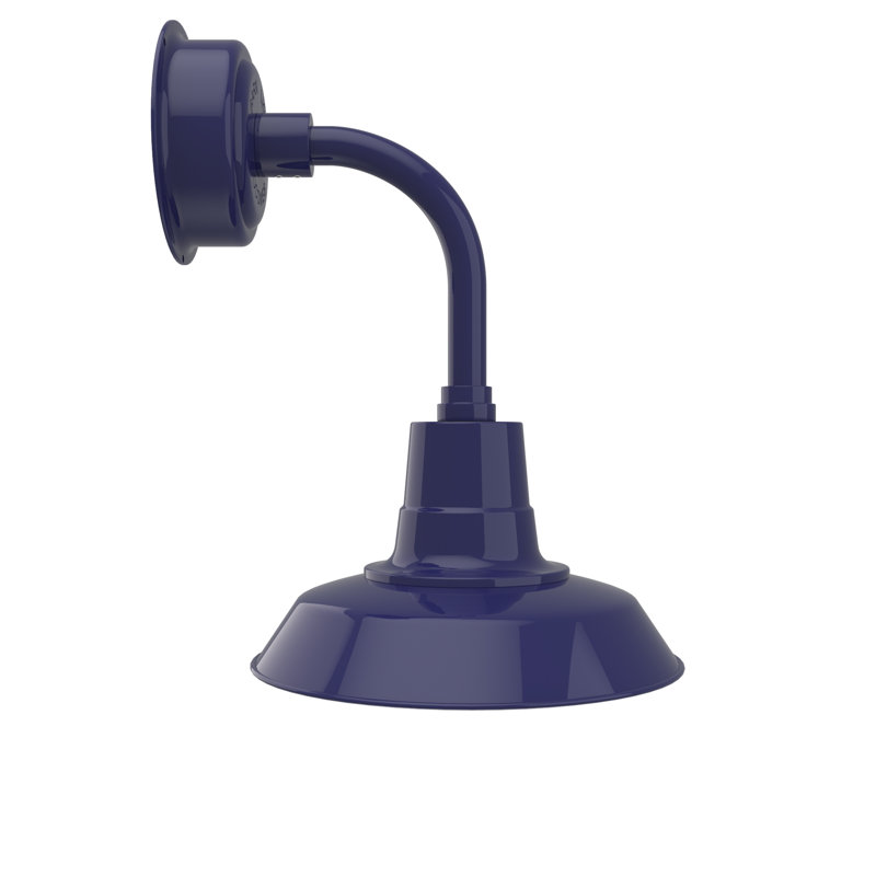 Paulina LED Barn Light, 22.25" H x 12" W x 17.78" D, Cobalt Blue