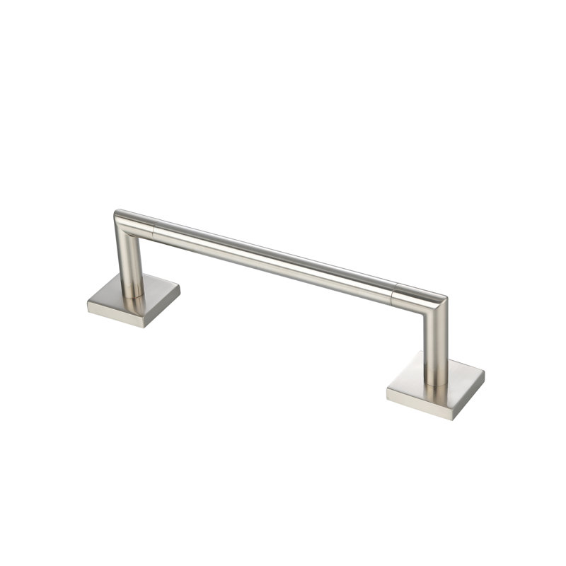 Rapture - Porte-serviettes simple, H 2,87 po x l 19,8 po x P 2,87 po, Nickel satiné