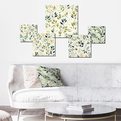 Girton - ensemble d'art mural floral de 5