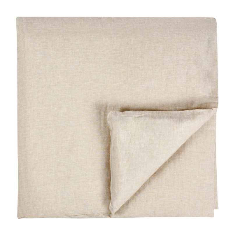 Fleta Cashmere Striped Duvet Cover, Queen Duvet Cover, Beige