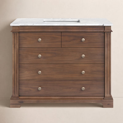 Garza 42" Acacia Single Bathroom Vanity
