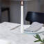 Sculptural 5" Glass Candle Holder - Modern Tabletop Candle Holder with Rounded Accent Base-1454660922
