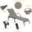 Chaise longue inclinable 62,5 po