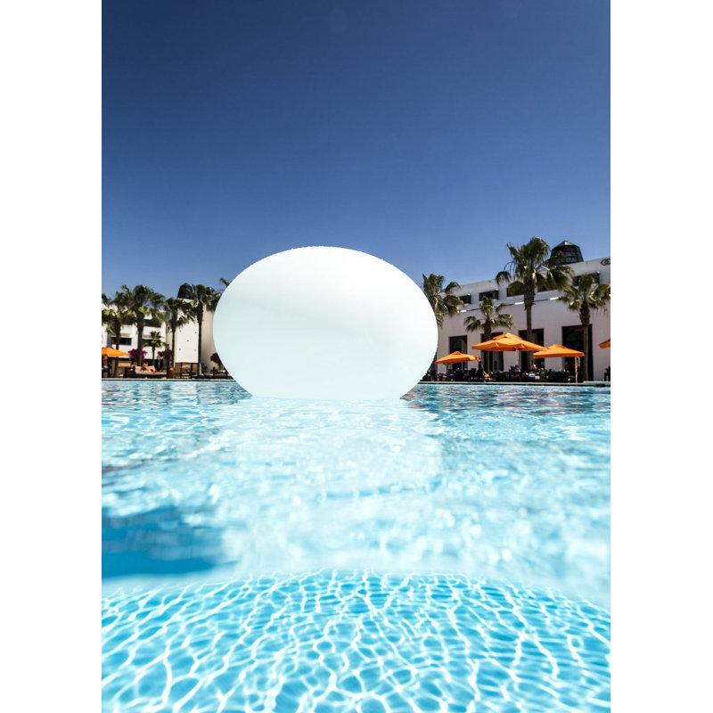 Flatball LED Outdoor Floating Light, 20" H x 26"W x 26" D