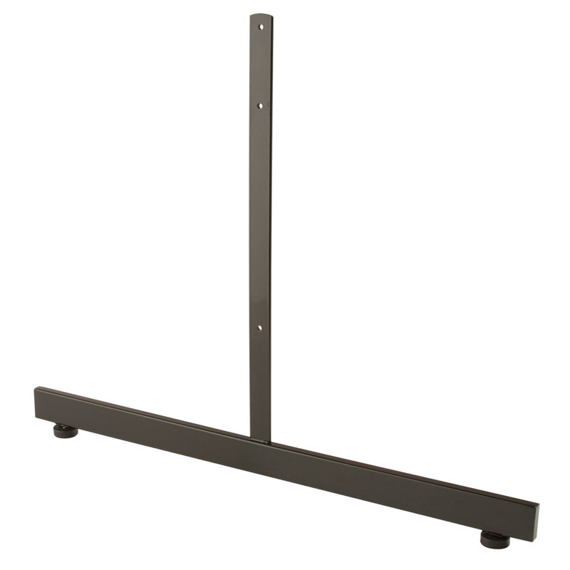 18" H x 24" W T-Shaped Legs Stand Base for Grid Panels, Black