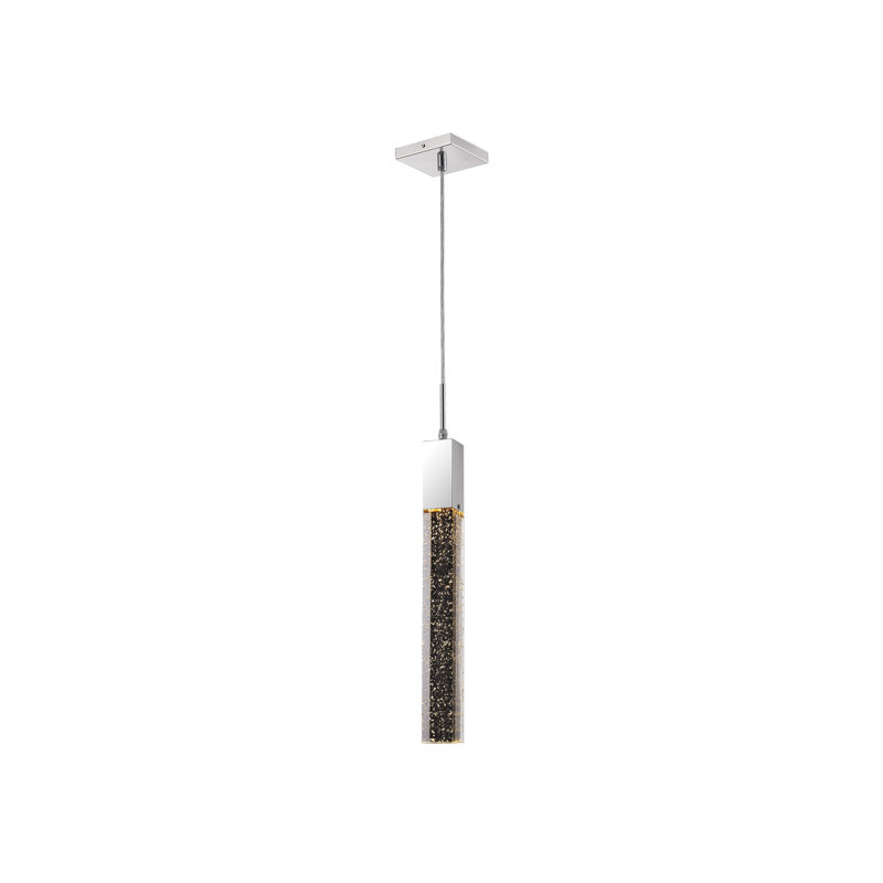 Original Glacier 1 - Light LED Pendant, Black, Chrome, Bubble Glacier K9