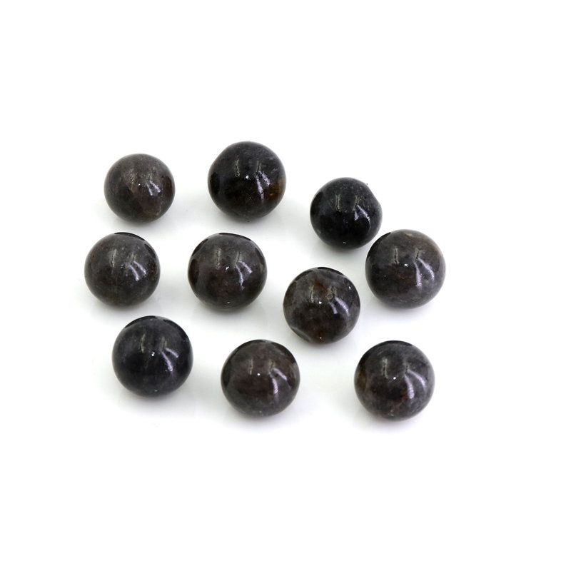 Natural Polished Gemstone Sphere, Decorative Accent, Smooth Ball Home Decor, 15-25mm, Gray Agate