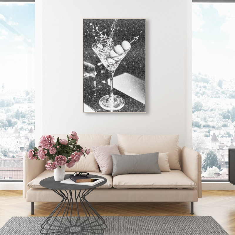 Chill Time III Print by Oliver Gal, 37"H x 25"W, Silver Floater Frame