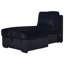 Canapé modulaire rembourré en tissu noir minuit 5 pièces Totnes-762604578