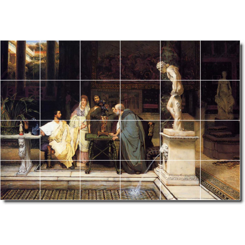 Carreau de peinture murale 48 po x 32 po 8 po x 8 po, Historique 069