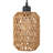 Rattan Tree Floor Lamp With 3 Bulbs Included