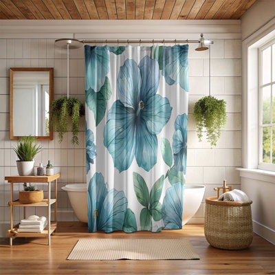 Rideau de douche Pastel Flora - Premium