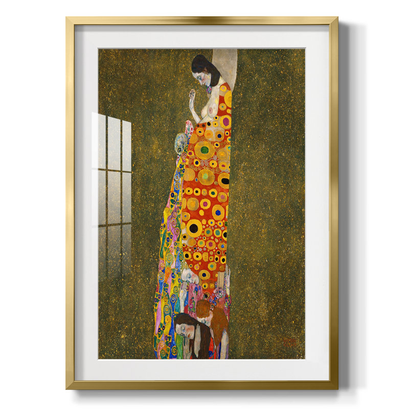 Gustav Klimt IV - Impression encadrée, Or