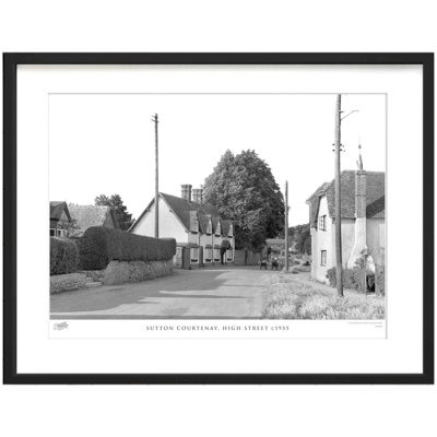 Sutton Courtenay, High Street C1955 by Francis Frith - Single Picture Frame Print