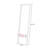 Rectangle Solid + Manufactured Wood Full Length Mirror-1219996250
