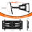 ProMounts Premium  Articulating/Full Motion TV Wall Mount for 37" to 100" Screens, Holds up to 150 lbs.