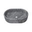 Lavabo vasque de salle de bain en marbre naturel de Carrare gris-123428806