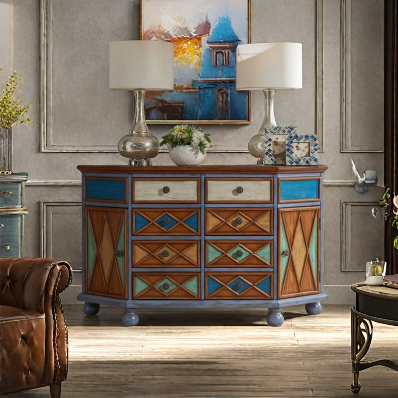 Buffet multifonctionnel rétro de style américain, Bleuet