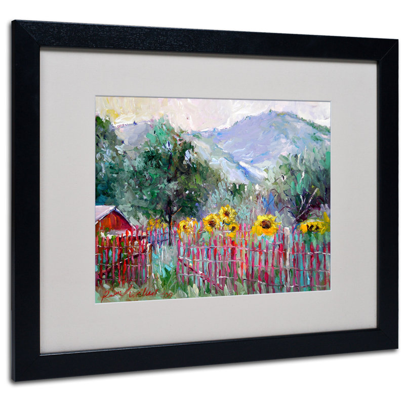« foothills », reproduction d’art sur toile encadrée, Noir, H 16 po x l 20 po x P 0,5 po