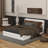 Queen Size Upholstered Platform Bed-548720289
