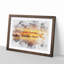 A Boat at Sunset Watercolour - Picture Frame Graphic Art Print-56740204-56740192